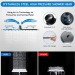 Black 12 In Rain Square Shower Head With Handheld Spray High Pressure Adjustable - view 11