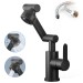 Bathroom Sink Faucet 1080° Swivel Vanity Mixer Single Handle 1Hole Taps Black - view 2