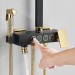 Exposed Shower Faucet System 4Functions Shower Fixtures 8" Rain Head Combo Black - view 6