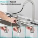 31.5" Flying Rain Waterfall Kitchen Sink Stainless Steel Single Bowl With Faucet - view 6