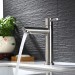 Bathroom Vessel Sink Faucet Tall Body Single Handle Brushed Nickel Sink Tap - view 2