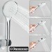 Chrome Rain Shower Head High Pressure Handheld Spray Combo With Adjustable Arm - view 6