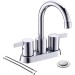 Chrome Bathroom Sink Faucet 3Hole 4inch Centerset Vanity Mixer 2 Handle Faucet - view 2