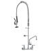 36" Commercial Pre-Rinse Faucet Wall Mount Kitchen Sink Faucet W/ Sprayer - view 11