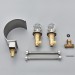 Bathroom Sink Faucet 3Hole 8”Widespread Basin Vanity Mixer Faucet Brushed Nickel - view 12