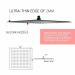 Black Rain Shower Head 16inch Square Overhead Sprayer Ultra Thin High Pressure - view 7