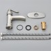 Waterfall Bathroom Sink Faucet Brushed Nickel Single‑Handle Vessel Mixer W/Drain - view 12