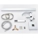 Chrome Freestanding Tub Faucet With Handheld Shower Floor Mount Bathtub Faucet - view 13