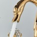 Gold Swan Bathroom Sink Faucet 3 Hole 8"Widespread Waterfall Vanity Basin Mixer - view 6