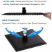 Black Rainfall Shower Head High Pressure 12 Inch Square Rain Showerhead Sprayer - view 5