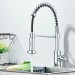 Kitchen Sink Faucet Stainless Steel Swivel Single Handle PullDown Sprayer Chrome - view 6
