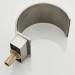 Brushed Nickel Bathroom Sink Faucet 3 Hole 2 Handle Waterfall Basin Vanity Mixer - view 10