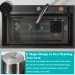 31.5" Flying Rain Stainless Steel Waterfall Kitchen Sink With Faucet Single Bowl - view 11