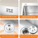 Stainless Steel Kitchen Sink Single Bowl Drop In Kitchen Basin With Drain Kit - view 8