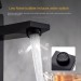 Matte Black Waterfall Bathroom Sink Faucet Basin Mixer Tap Single Handle W/Drain - view 7