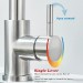 21.7 In Kitchen Sink Stainless Steel Single Bowl Sink W/Pulldown Faucet Drop In - view 9