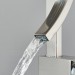Brushed Nickel Waterfall Bathroom Sink Faucet Vanity Mixer 1 Hole Single Handle - view 4