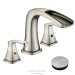 8 Inch Widespread Waterfall Bathroom Sink Faucet 3 Hole Vanity Mixer Brushed Nickel - view 2