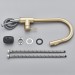 Brushed Gold Kitchen Faucet Sink Mixer Faucet Pull Down Sprayer Single Handle - view 12
