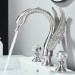 Brushed Nickel 8 In Widespread Bathroom Sink Faucet 3 Hole 2 Handle Vanity Mixer - view 6