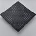 Black 16 Inch Rain Shower Head LED Light Rainfall Head Square Stainless Steel - view 9