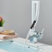 Chrome Bathroom Faucet Single Handle Sink Vanity Mixer Taps 1 Hole Deck Mount - view 4