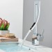 Chrome Bathroom Faucet Single Handle Sink Vanity Mixer Taps 1 Hole Deck Mount - view 3