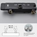 Black Shower System Rainfall Shower Faucet Fixtures Set W/Hand Shower Wall Mount - view 11