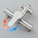 Brushed Nickel Shower Faucet System Outdoor Shower Fixtures Kit Rain Shower Head - view 10