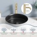Brushed Gold Tall Bathroom Vessel Faucet Single Handle Sink Vanity Mixer W/Drain - view 4