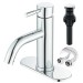 Chrome Bathroom Faucet Single Handle Sink Vanity Mixer Taps With Pop-up Drain - view 2