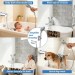 Chrome Bathtub Faucet With Handheld Shower Wall Mount Tub Filler And Diverter - view 8