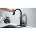 Matte Black Kitchen Faucet Single Handle Pull Down Sprayer Swivel Sink Mixer Tap - view 3