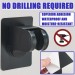 Black Rain Shower Head High Pressure Handheld Spray Combo With Adjustable Arm - view 9