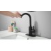 Black Bathroom Sink Faucet Single Handle Lavatory Vanity Mixer Taps With Drain - view 3