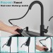 21.7" Black Kitchen Sink With Faucet Single Bowl Top Mount Sink Stainless Steel - view 5