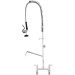 44" Commercial Pre Rinse Faucet Deck Mount Kitchen Sink Faucet W/ Sprayer - view 10