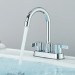 Chrome Bathroom Sink Faucet 3Hole 4inch Centerset Vanity Mixer 2 Handle Faucet - view 3