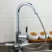 Kitchen 360° Swivel Basin Sink Faucet Pull Out Spray Chrome Mixer Single Hole Tap - view 3