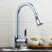 Kitchen 360° Swivel Basin Sink Faucet Pull Out Spray Chrome Mixer Single Hole Tap - view 2