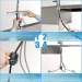 Kitchen Sink Faucet Brushed Nickel Single Handle Swivel Pull Down Sprayer Mixer - view 8