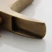 Antique Brass Bathroom Faucet Waterfall Spout Single Handle Mixer Deck Mount Tap - view 4
