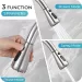 Kitchen Sink Faucet Brushed Nickel Single Handle Swivel Pull Down Sprayer Mixer - view 7