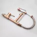 Kitchen Faucet Rose Gold Swivel&Pull Down Spout Deck Mount Brass Mixer Basin Tap - view 7