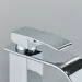 Single Handle Bathroom Sink Faucet Chrome Waterfall Vanity Basin Mixer Tap With Cover - view 4