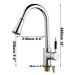 Kitchen 360° Swivel Basin Sink Faucet Pull Out Spray Chrome Mixer Single Hole Tap - view 4