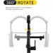 Kitchen Faucet Swivel Single Handle Sink Pull Down Sprayer Mixer Tap Deck Plate Matt Black - view 6