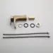 Antique Brass Bathroom Faucet Waterfall Spout Single Handle Mixer Deck Mount Tap - view 7