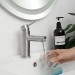 Bathroom Vessel Sink Faucet Tall Body Single Handle Brushed Nickel Sink Tap - view 7