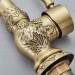 Antique Brass Kitchen Sink Faucet 1 Hole Single Handle 360° Swivel Mixer Taps - view 10